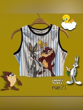 Warner Bros. Looney Tunes Tank Top - Black and White